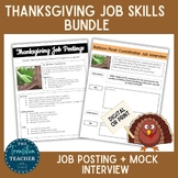 Thanksgiving Job Skills Bundle