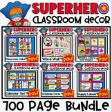 Superhero Classroom Decor Bundle