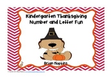 Thanksgiving Kindergarten Letter and Number Fun!