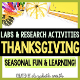 Thanksgiving Labs and Research Activities Bundle