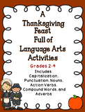 Thanksgiving Language Arts Activities