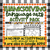 Thanksgiving Language Arts Activity Pack with Google Forms/Slides