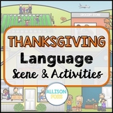 Thanksgiving Picture Scene for Speech Therapy - Language Scene