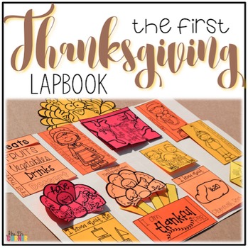 Preview of Thanksgiving Lapbook { with 12 foldables } Grades 1-4