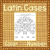 Thanksgiving Latin Color-by-Number Case Identification