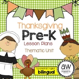 Thanksgiving Lesson Plans Thematic Unit Pre-K English Span