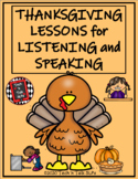 Thanksgiving Lessons for Listening and Speaking