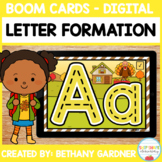 Thanksgiving Letter Formation - Boom Cards - Distance Learning