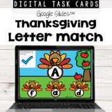 Thanksgiving Letter Identification using Google Slides™ 
