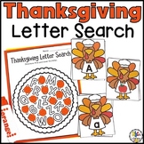 Thanksgiving Letter Search Activity