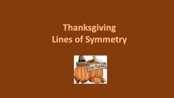 Preview of Thanksgiving Lines of Symmetry