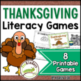 Thanksgiving Literacy Activities Pack