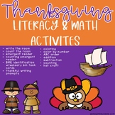Thanksgiving Literacy & Math Activities