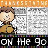 Thanksgiving Literacy and Math Activities for Kindergarten