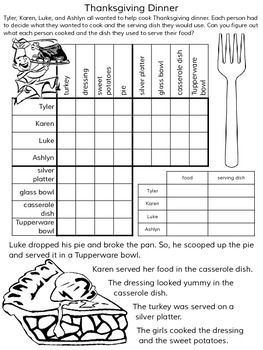 Thankgiving Dinner Puzzle  Play Thankgiving Dinner Puzzle on