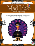 Thanksgiving Mad Libs