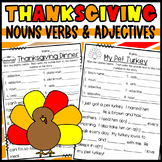 Thanksgiving Mad Libs: Make a Silly Story to practice Noun