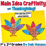 Main Idea Activity for Thanksgiving: Turkey Craftivity for