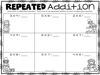 Thanksgiving Math - Thanksgiving 3rd Grade - Thanksgiving Activities