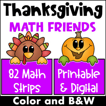 Preview of Thanksgiving Math Activities: Thanksgiving Place Value and Number Friends
