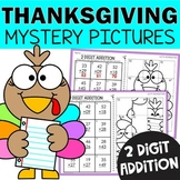 Thanksgiving Math Activities - 2 Digit Addition with Regro