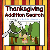 Thanksgiving Math Activities Addition Search
