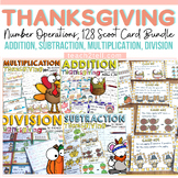 Thanksgiving Math Activities Addition Subtraction Multipli
