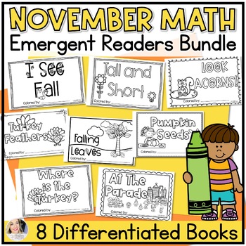 Preview of Thanksgiving Math Activities for Kindergarten & Pre-K