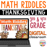 Thanksgiving Math Activities - Addition and Subtraction