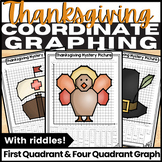 Thanksgiving Math Activity, Coordinate Graphing Mystery Pi