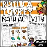 Thanksgiving Math Activity & Craft - Build a Turkey