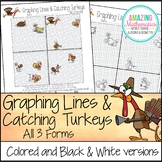 Thanksgiving Math Activity Graphing Lines and Turkeys ~ Al