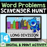 Long Division Word Problems Math Game - Digital & Print Pa