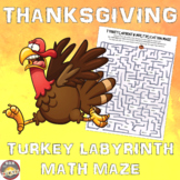 Thanksgiving Math Activity: Turkey Multiplication Maze Fun