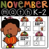 Thanksgiving Math - Addition, Subtraction & Missing Parts 