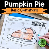 Thanksgiving Math Worksheet Operating with Multi-Digit Numbers