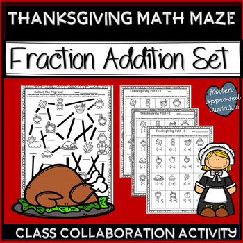 Preview of 5th grade Thanksgiving Math Activity