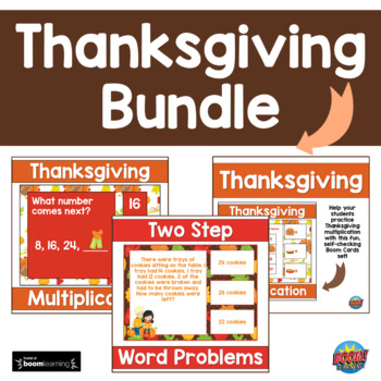 Preview of Thanksgiving Math Bundle