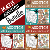 Thanksgiving Math Bundle - Up to 3-digit  Addition With & 