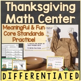 Thanksgiving Math Center Differentiated (Counting, Additio