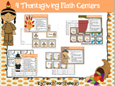 Thanksgiving Math Centers (4 Centers!)