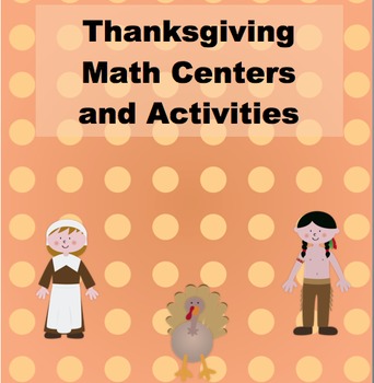 Preview of Thanksgiving Math Centers and Activities