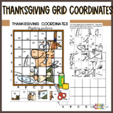 Thanksgiving Math Craft Activity |  Grid Coordinates