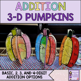 Fall Math Craft Differentiated Addition Activity for 2nd-4
