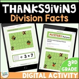 Division Facts Practice Mystery Picture Reveal - Digital M