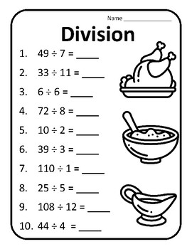 thanksgiving math division thanksgiving division worksheets thanksgiving dividi