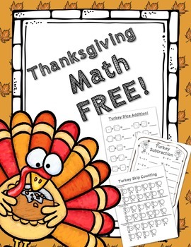 Preview of Thanksgiving Math Free | Skip Counting | Addition