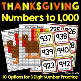 Thanksgiving Math Games for November Activities Numbers to