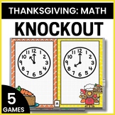 Thanksgiving Math Games for Kindergarten & First Grade - T