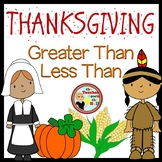 Thanksgiving Math Greater Than / Less Than Smartboard Fun!